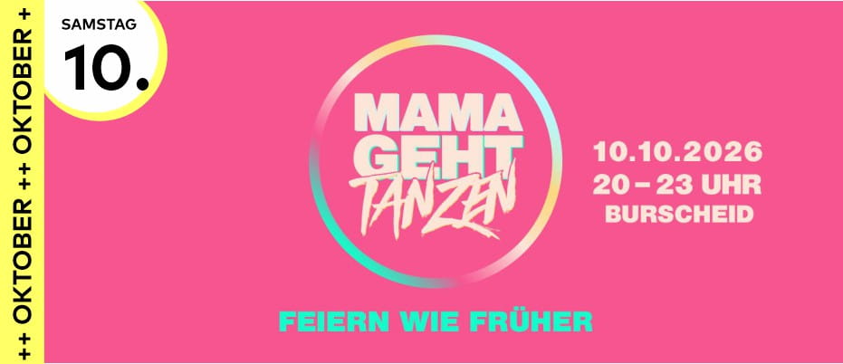 Flyer Mama geht tanzen
