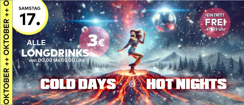 Flyer Cold Days Hot Nights